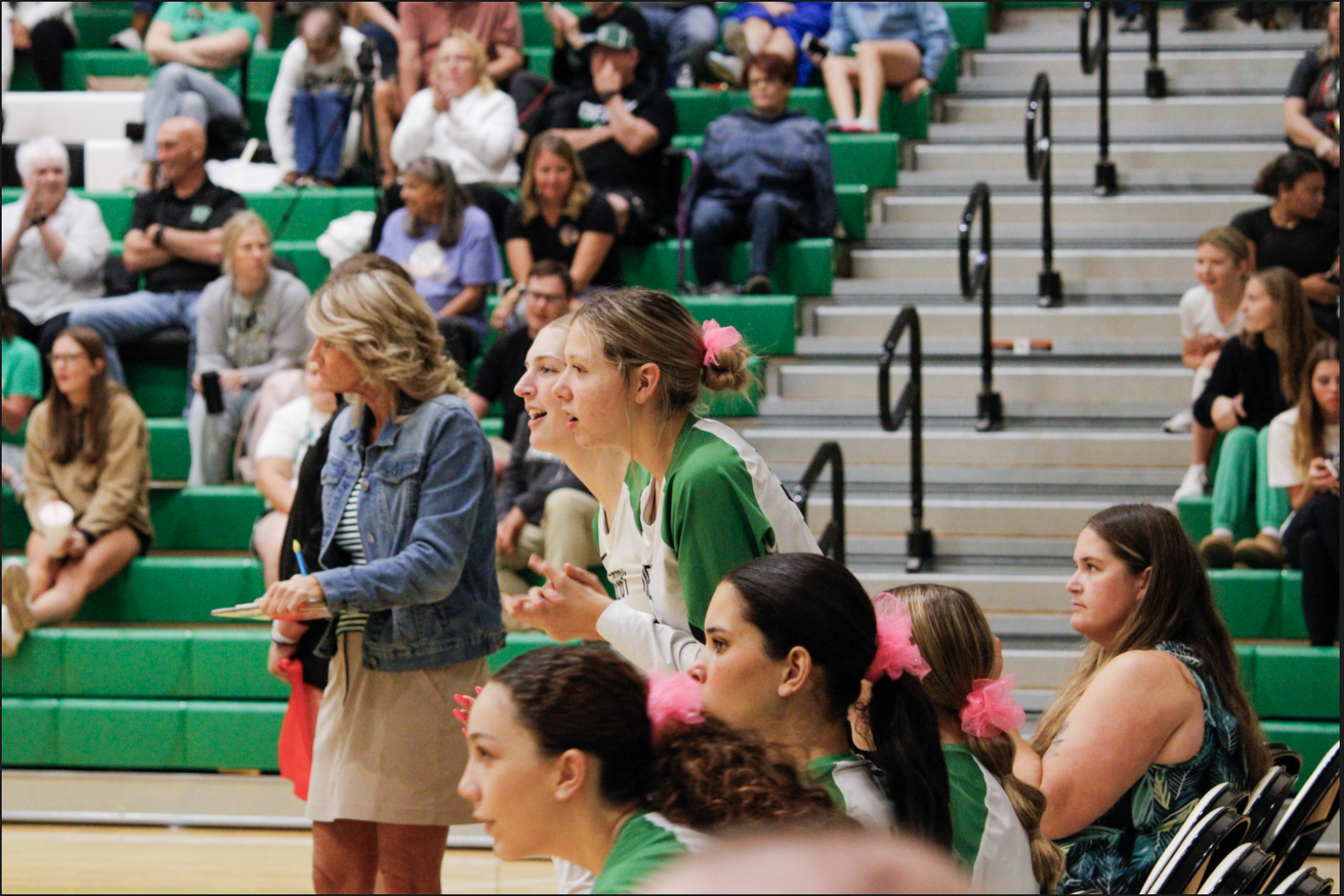 Varsity and JV volleyball (Photos by Delainey Stephenson)